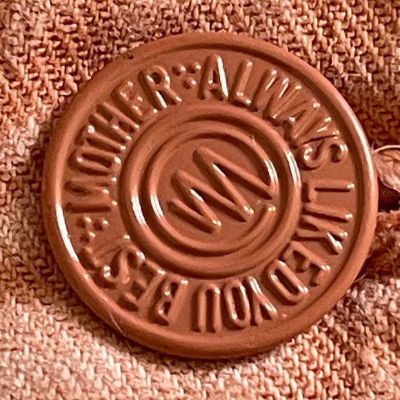 MOTHER THE DITCHER CROP Chalk Terracotta size 28 - Picture 8 of 14